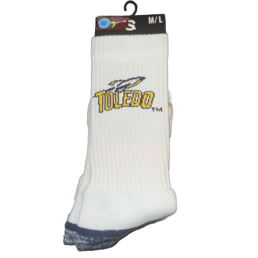 NCAA University Toledo Rockets Strideline Premium Athletic Crew Socks